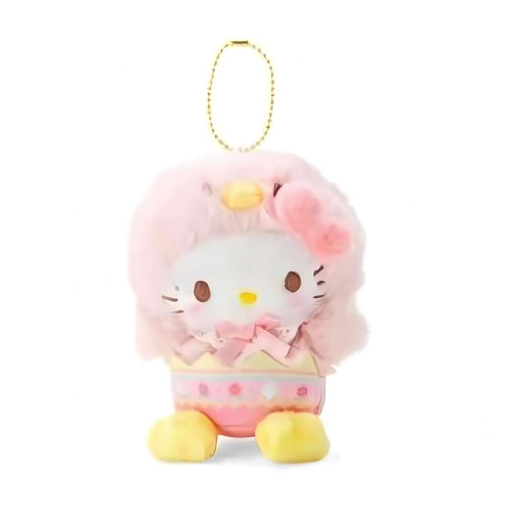 Hello Kitty Easter Chick Plush Keychain