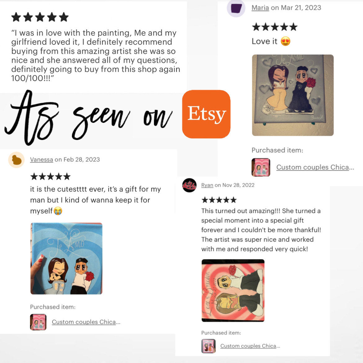 Custom Couples Painting