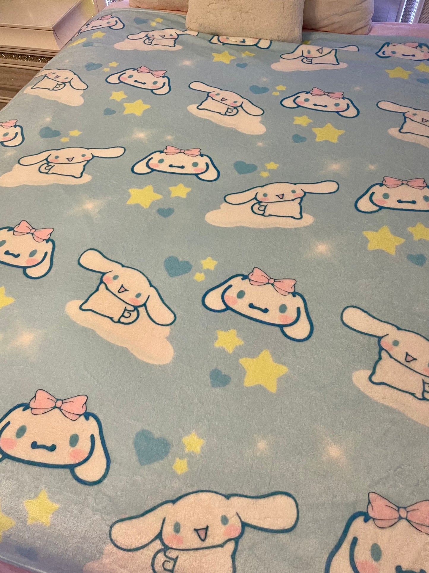 Cinnamoroll Blue Blanket
