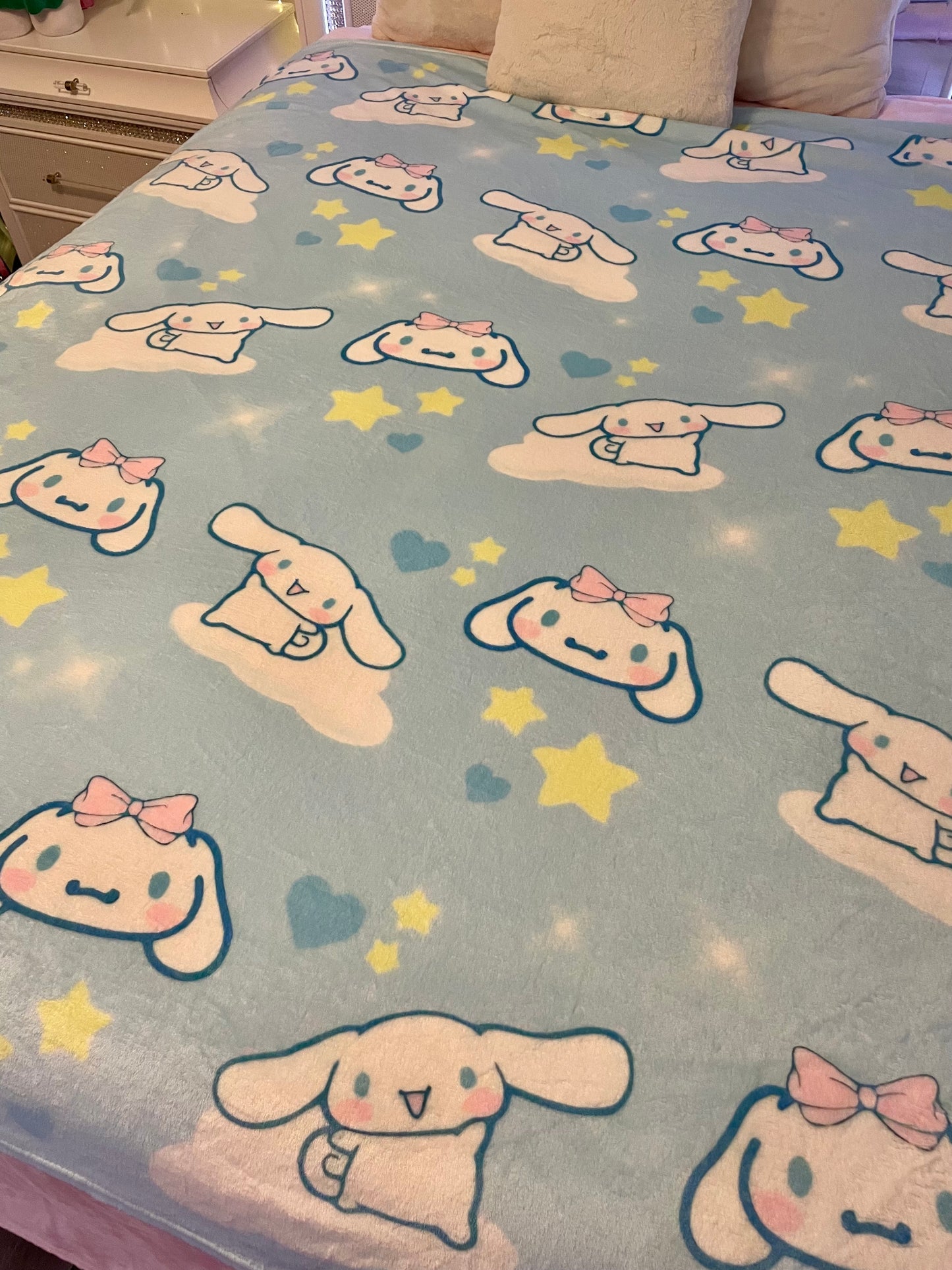 Cinnamoroll Blue Blanket