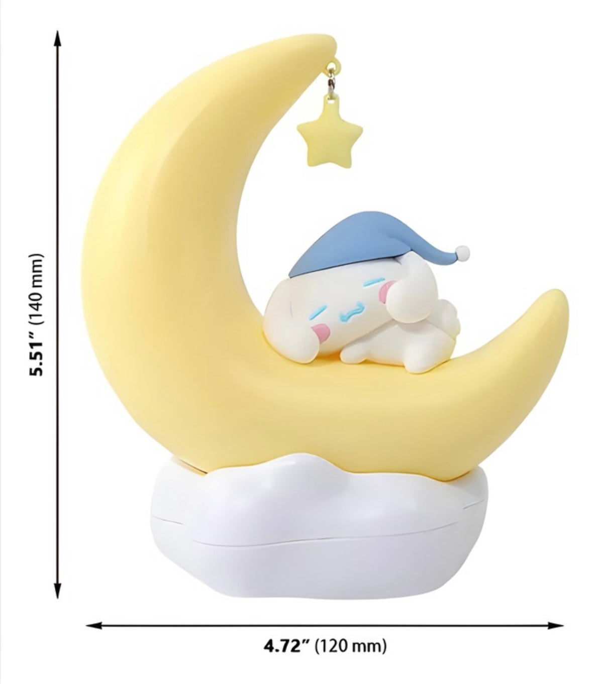 Crescent Moon Night Light Cinn