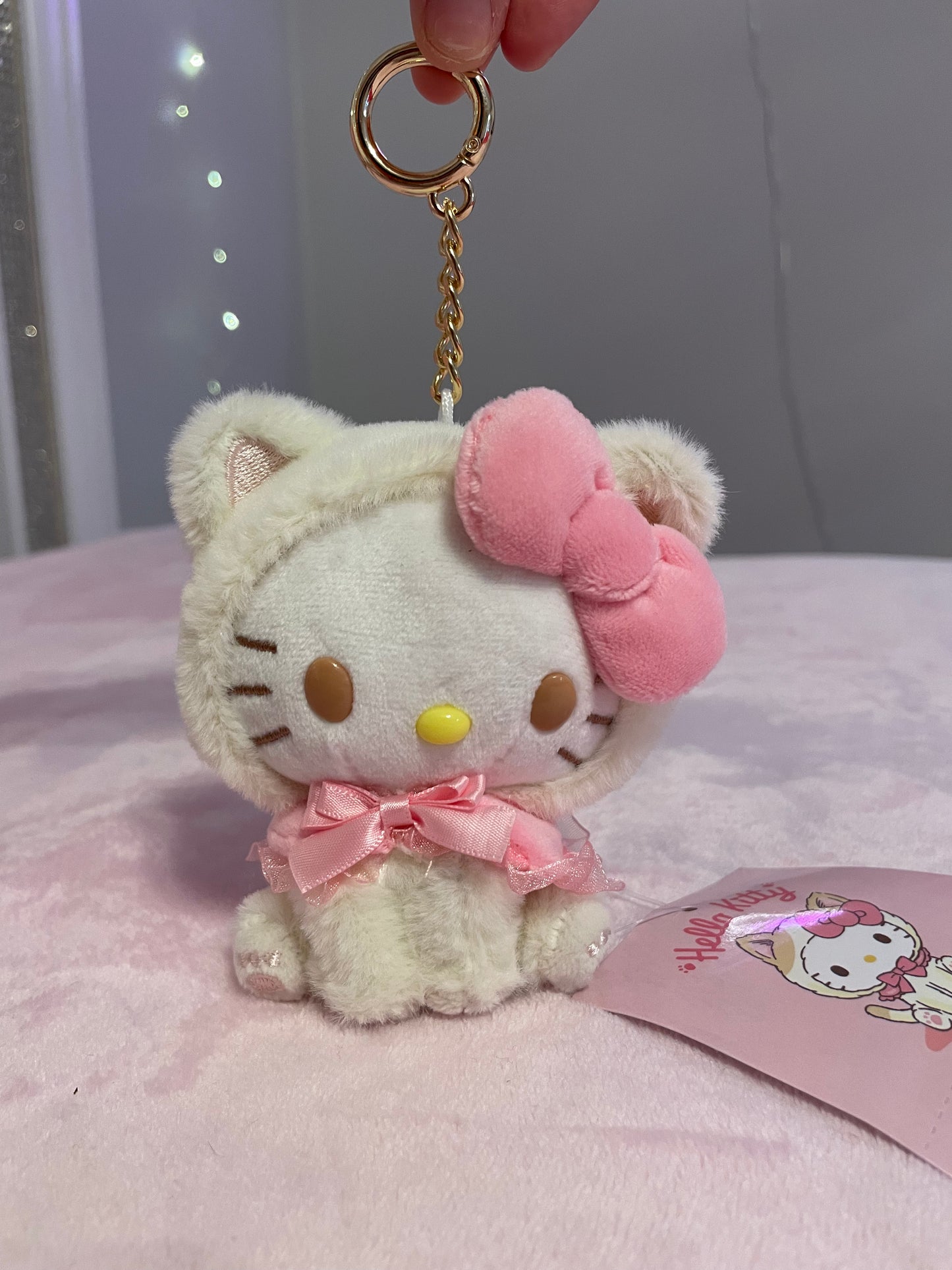 Hello Kitty Plush Keychain 5”