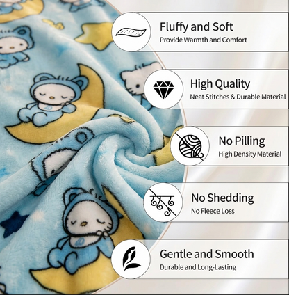 Dear Daniel Plush Baby Blanket | Double Sided