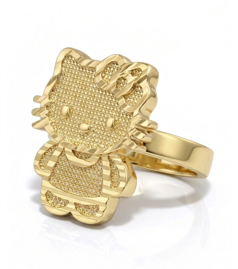Hello K ♡ Ring Single Band