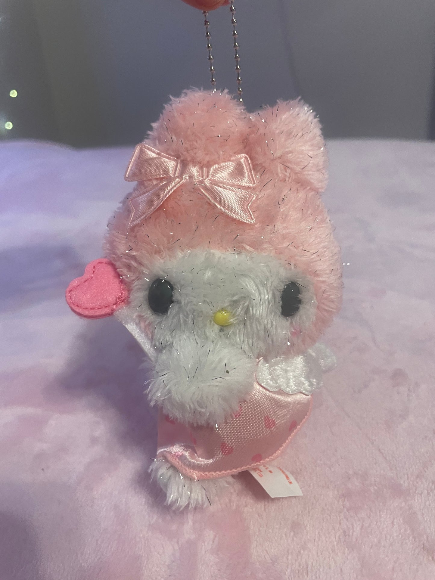 My Melody Dream Angel Keychain With Shimmer Sanrio Original
