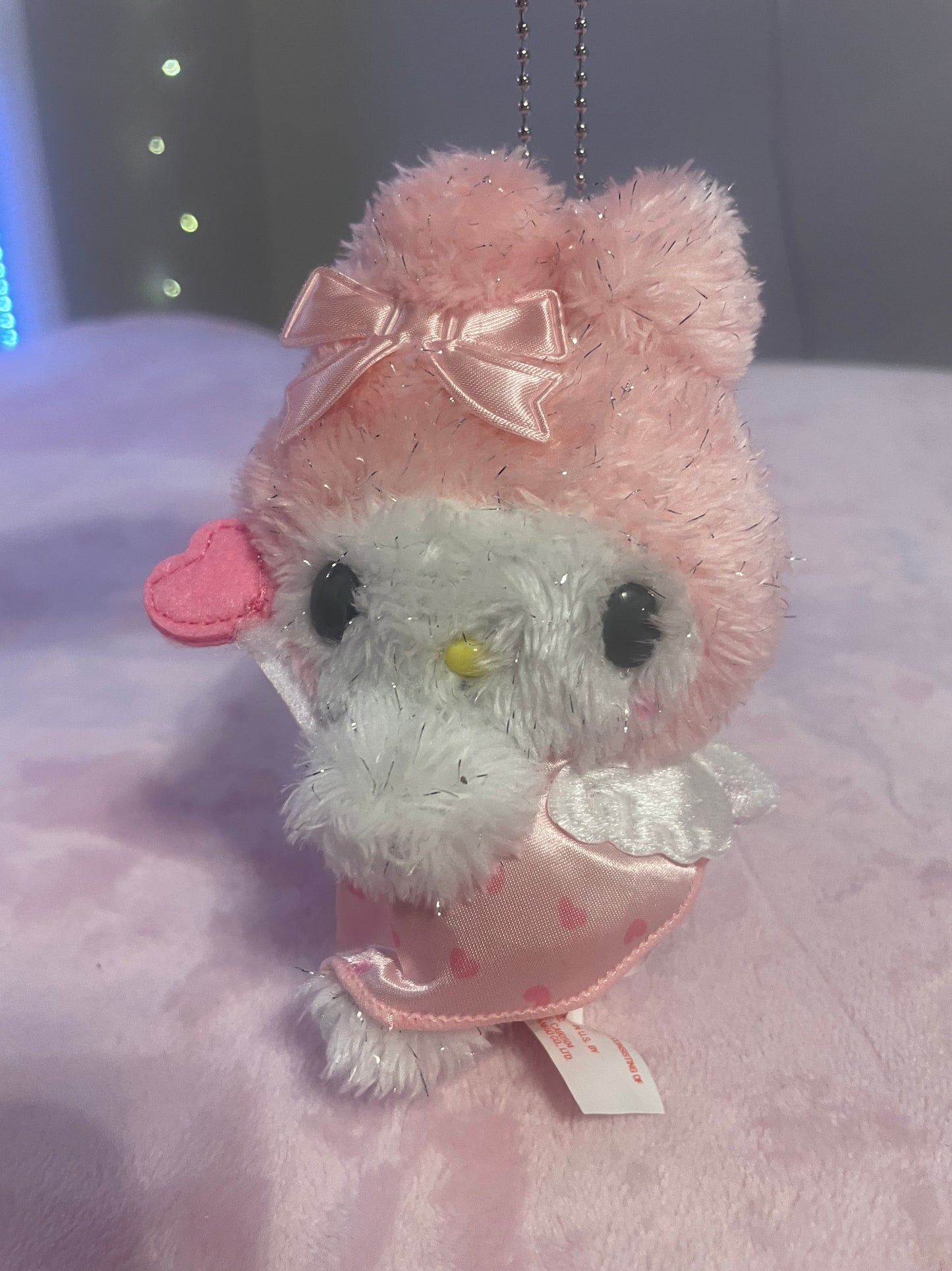 My Melody Dream Angel Keychain With Shimmer Sanrio Original