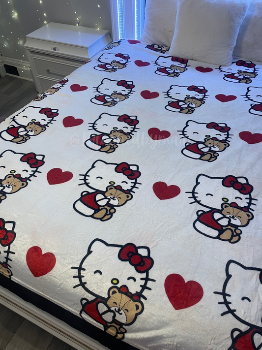 White XL love blanket