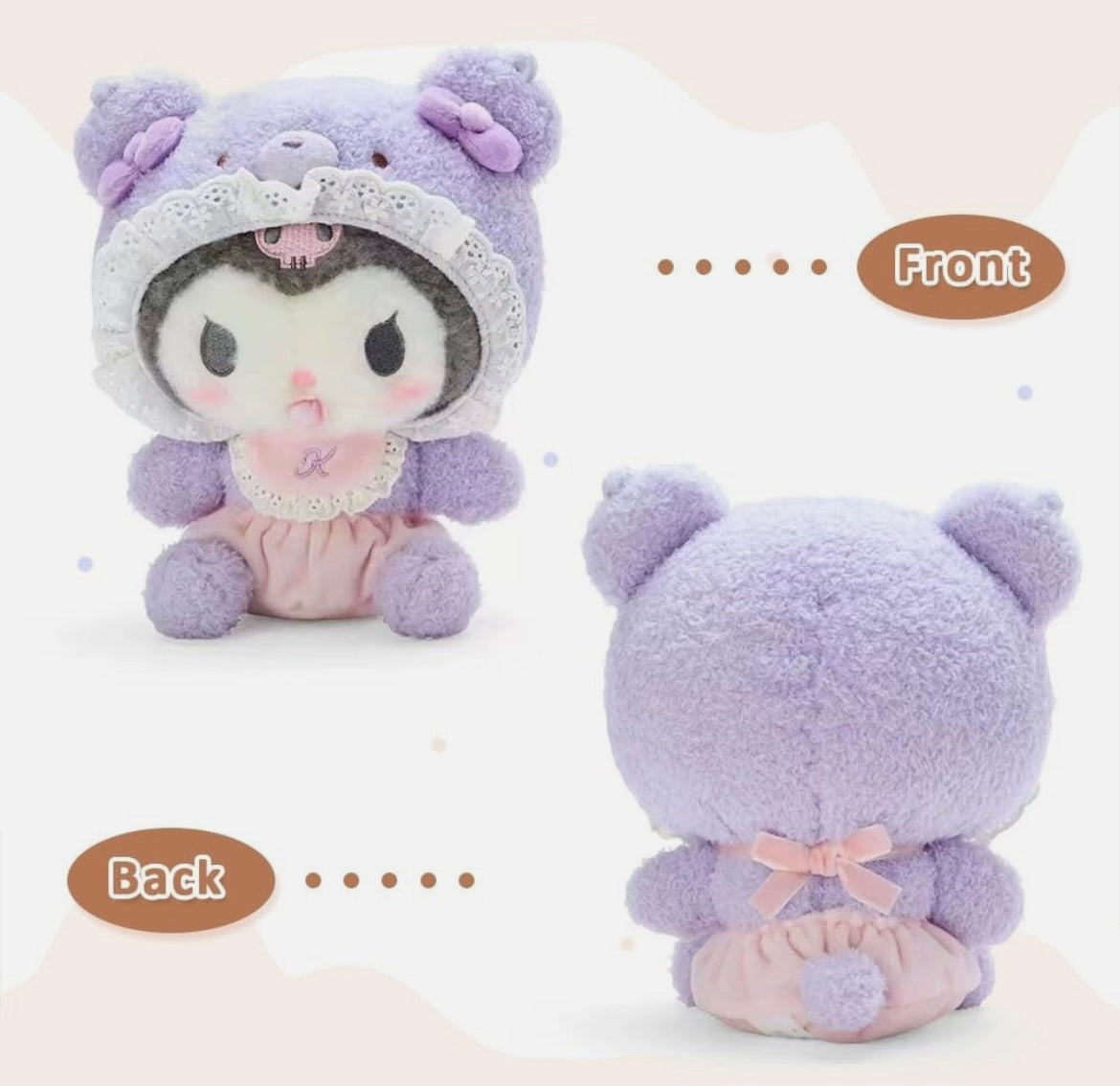 Kuromi Large Keychain Plush