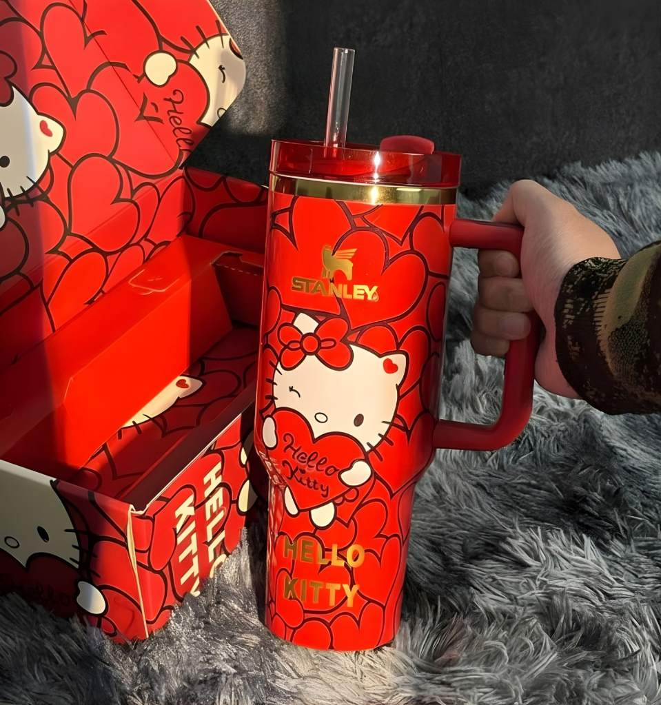 Hello KT Sweet Hearts 40 oz Cup Gift Box Set