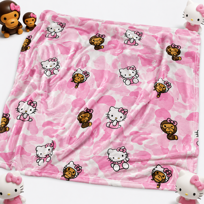 Bamo Kitty Plush Blanket