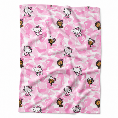 Bamo Kitty Plush Blanket