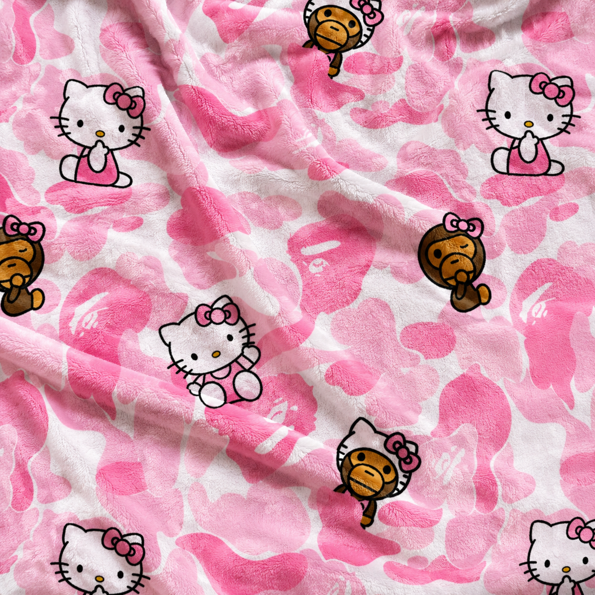 Bamo Kitty Plush Blanket