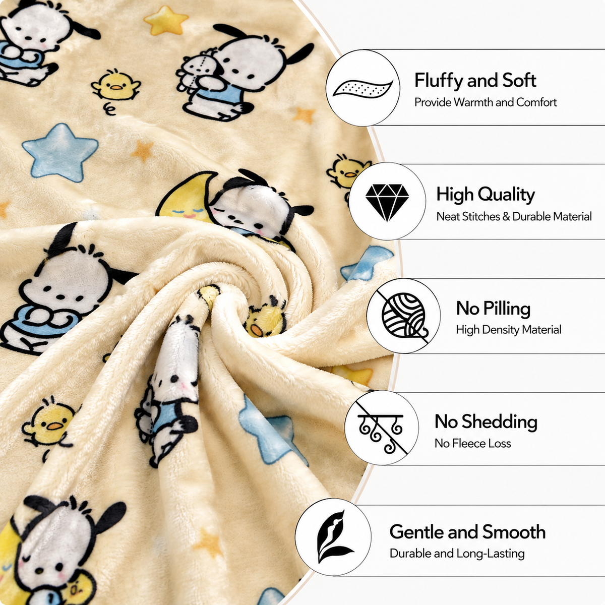 Pochac Baby Blanket Yellow
