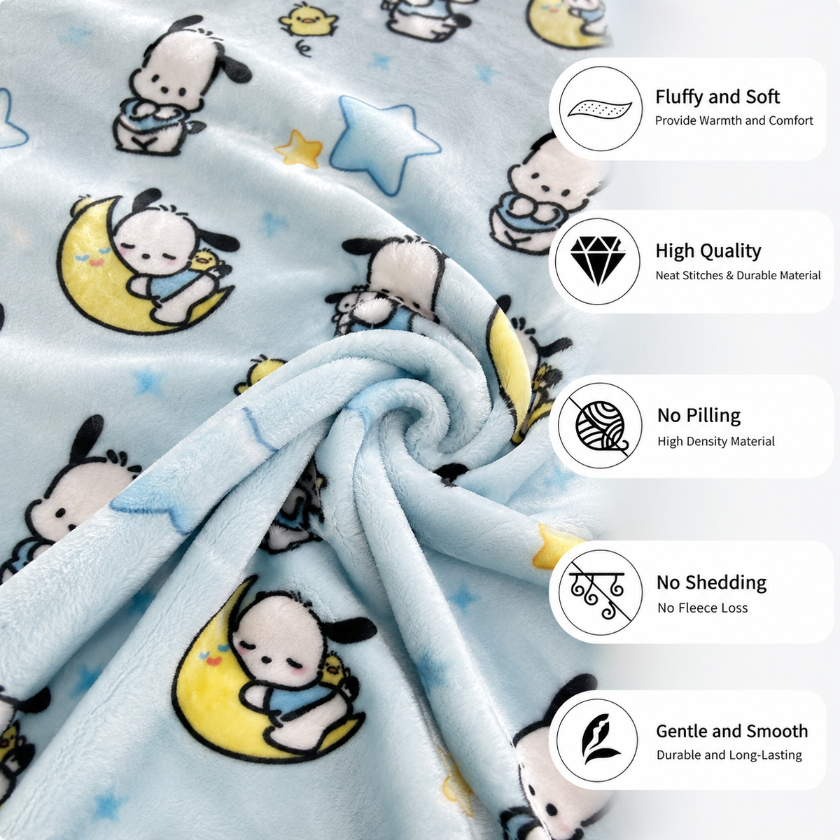 Pochac Baby Blanket Blue