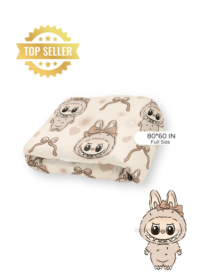 Labu Brown Plush Blanket