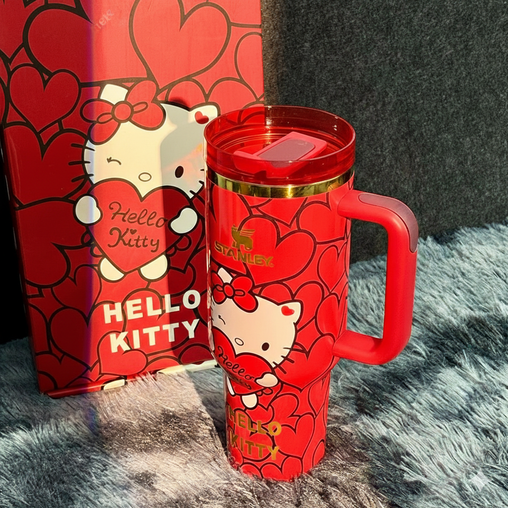 Hello KT Sweet Hearts 40 oz Cup Gift Box Set