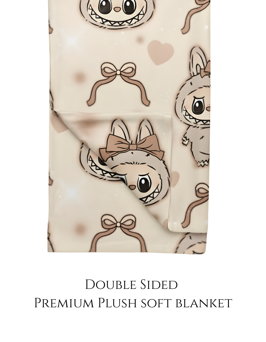 Labu Brown Plush Blanket