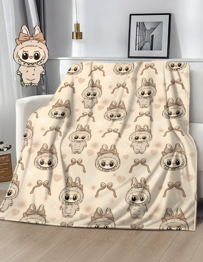 Labu Brown Plush Blanket