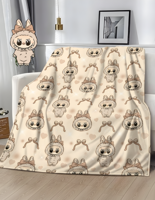 Labu Brown Plush Blanket